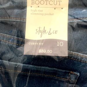 Style & Co Curvy Bootcut Jeans